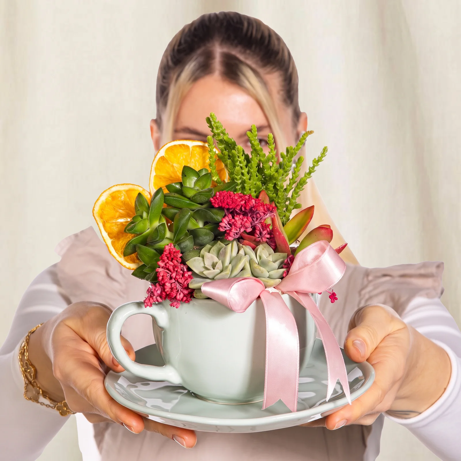 Sweet Teacup Sukulent Bahçesi