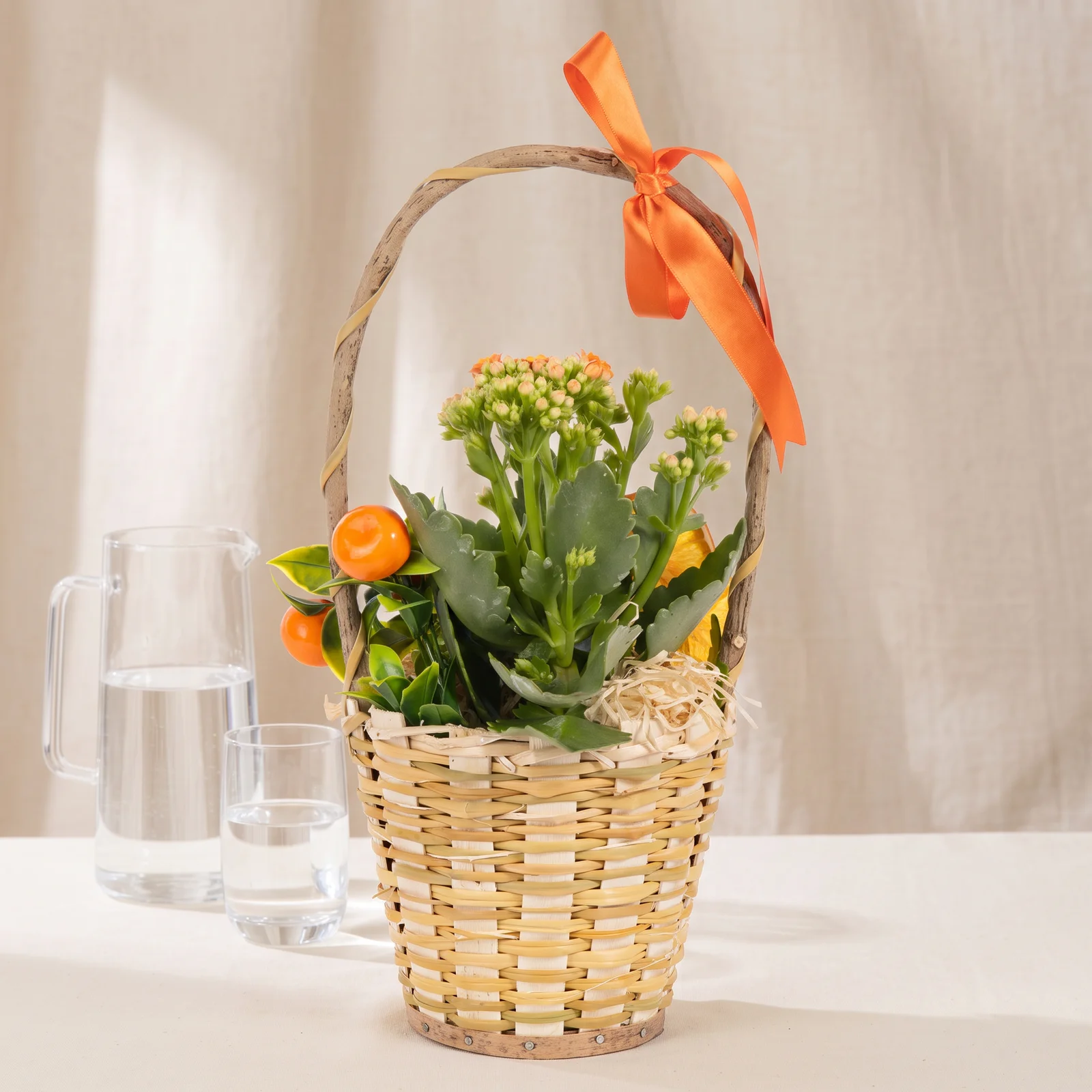 Citrus Charm Kalanşo Sepeti