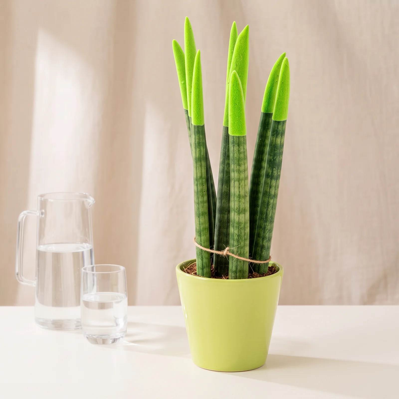 Fresh Green Sansevieria Bitkisi