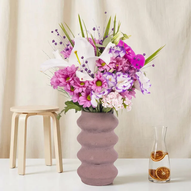 Purple Grace Lilyum & Papatya
