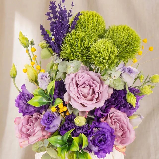 Royal Violet Gül ve Lisyantus