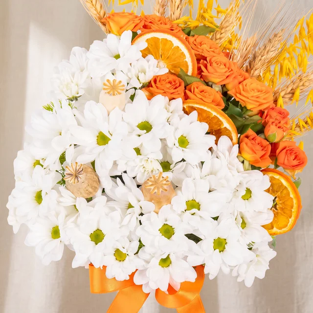 Fresh Orange Krizantemleri