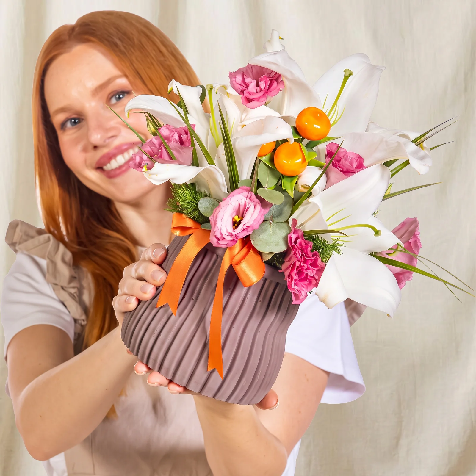 Mandarin Touch Lilyum & Lisiyantuslar