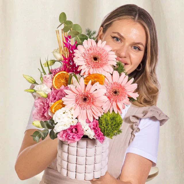 Soft Pink Gerberalar