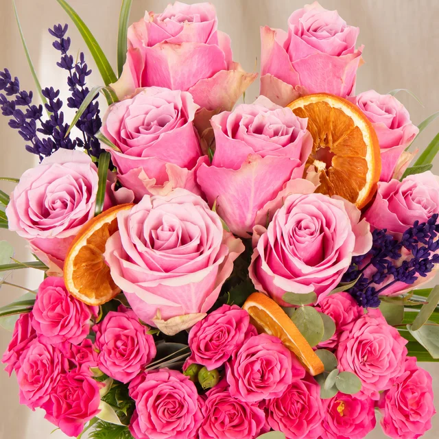 Citrus Lavender Pembe Güller