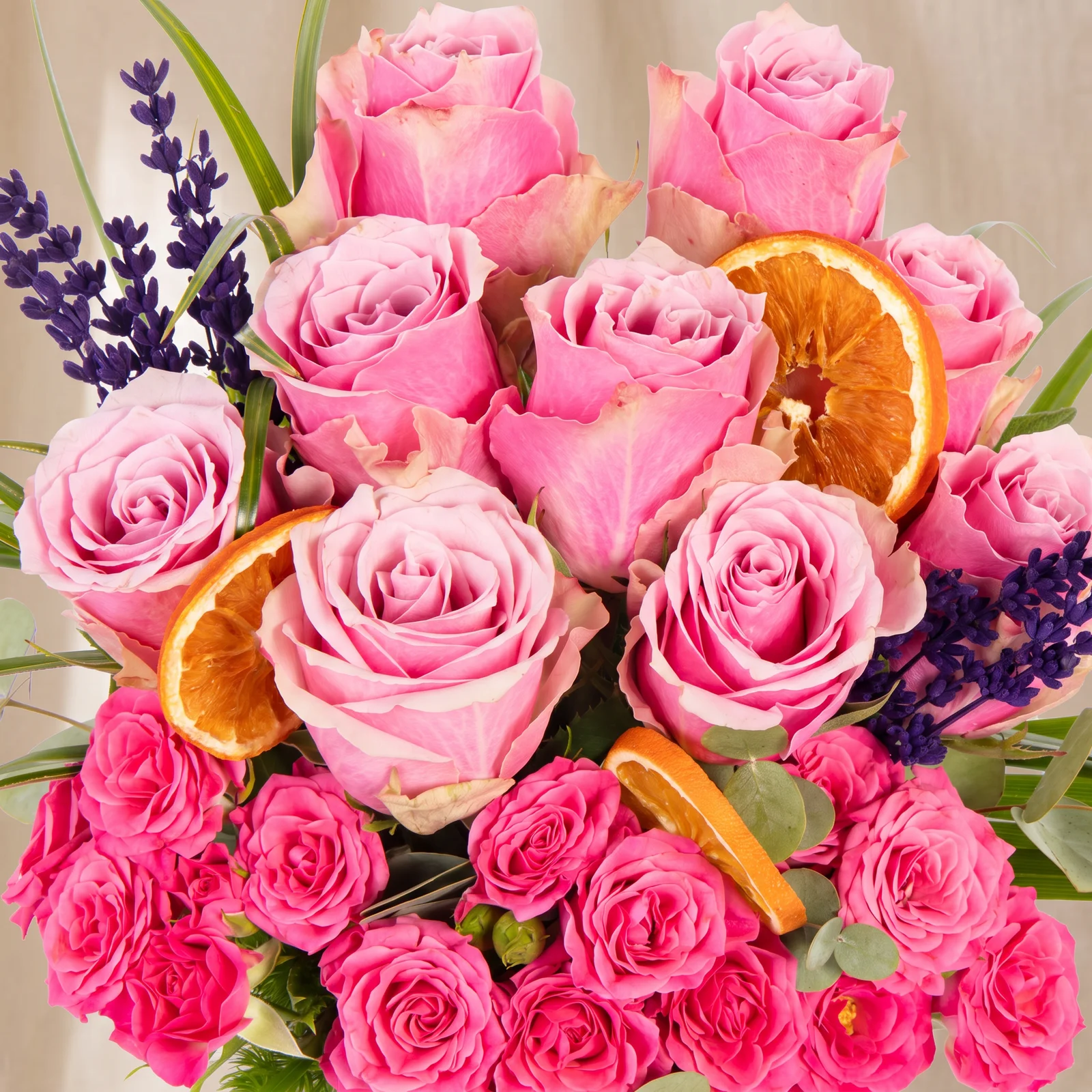 Citrus Lavender Pembe Güller