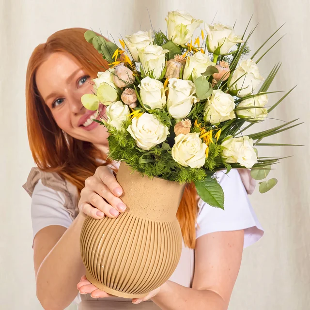 Pure Ivory Beyaz Güller