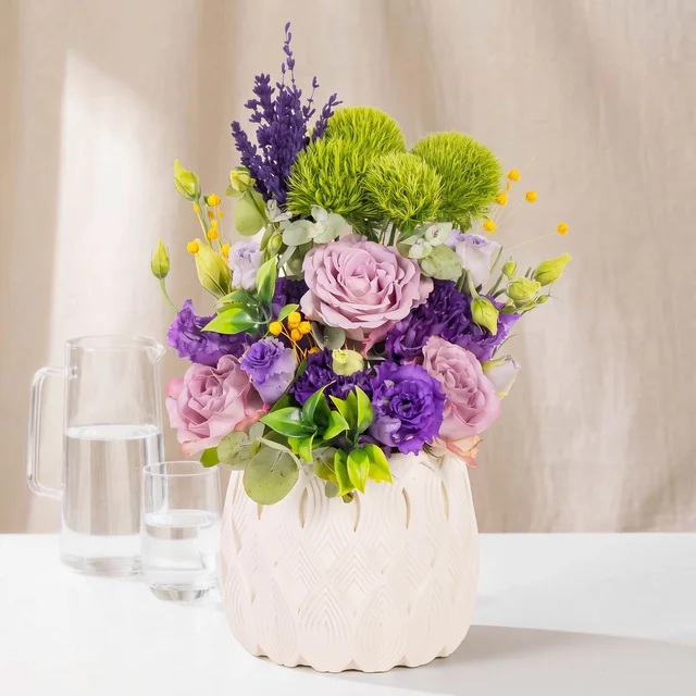 Royal Violet Gül ve Lisyantus