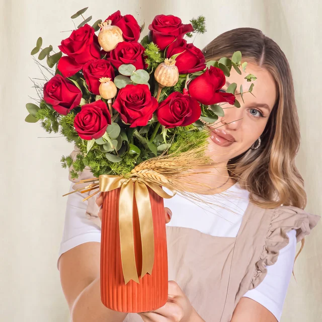 Terracotta Rose Kırmızı Güller