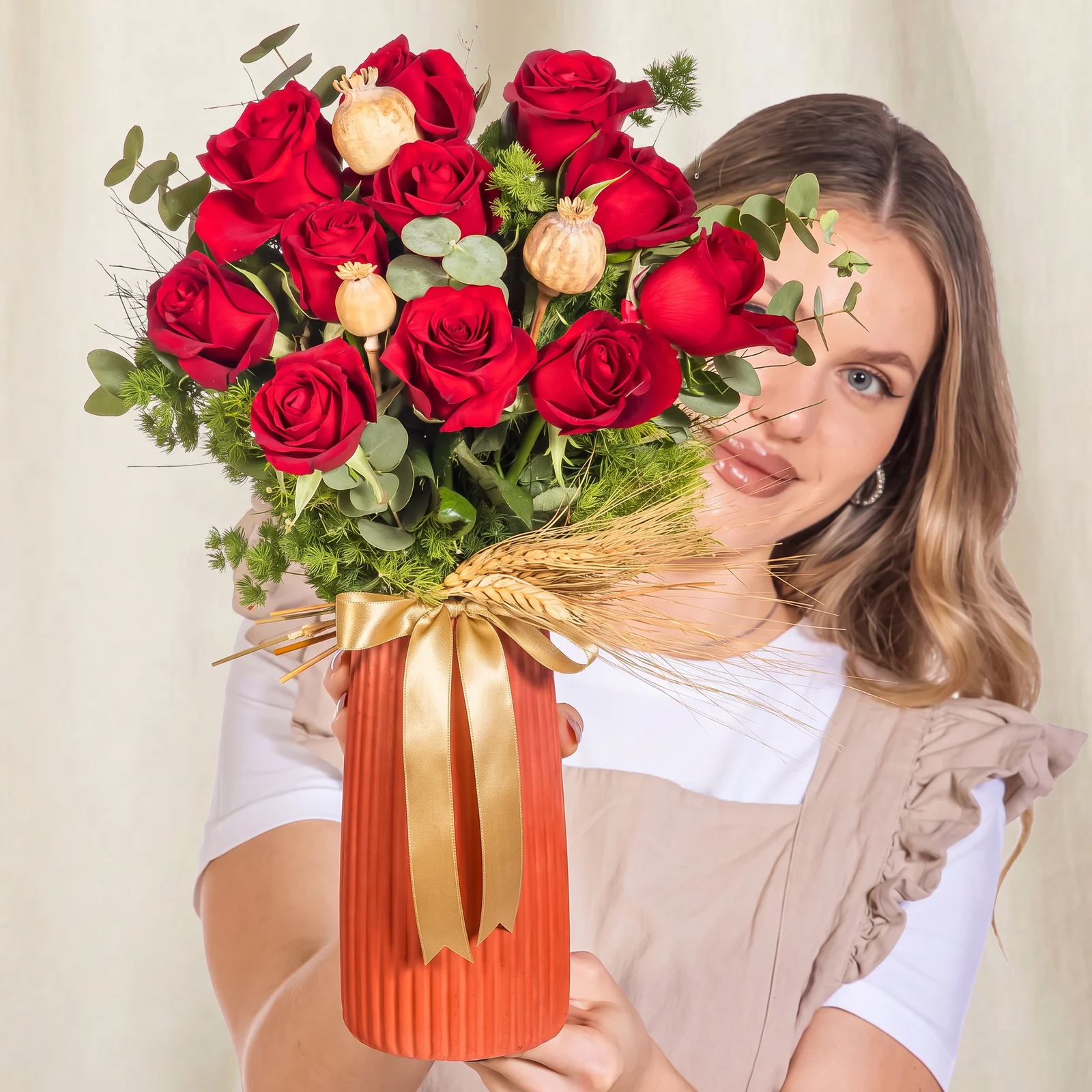 Terracotta Rose Kırmızı Güller