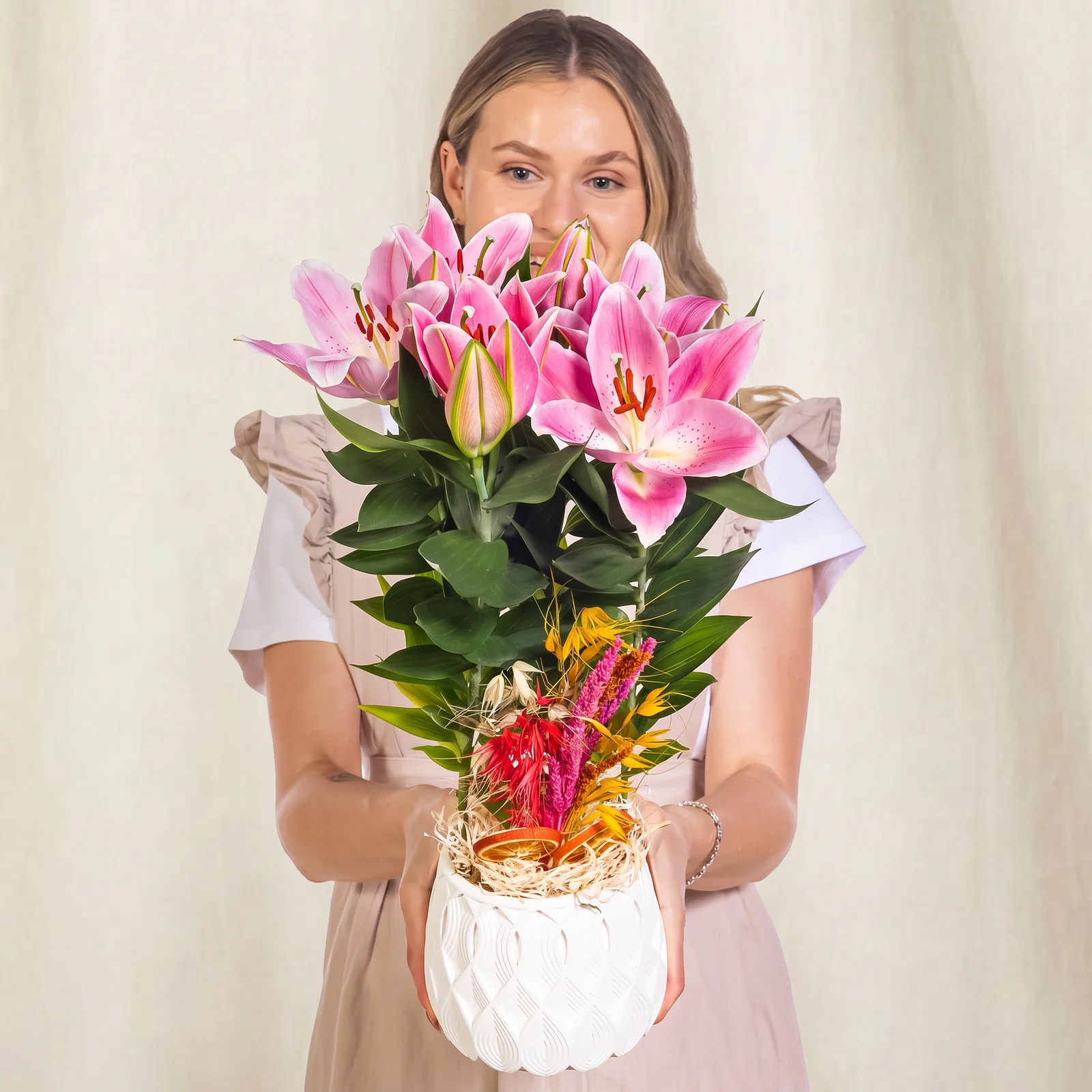 Pink Grace Lilyum Bitkisi