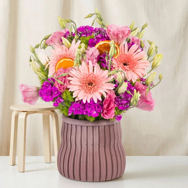 Pastel Wave Gerbera Aranjmanı