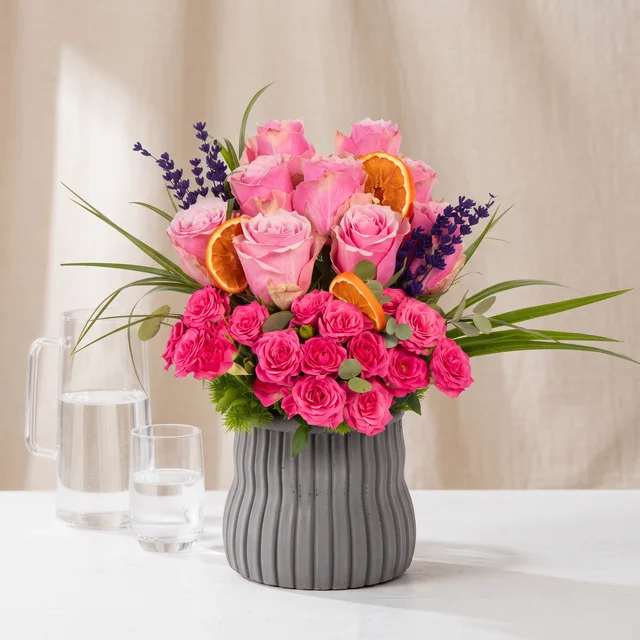 Citrus Lavender Pembe Güller