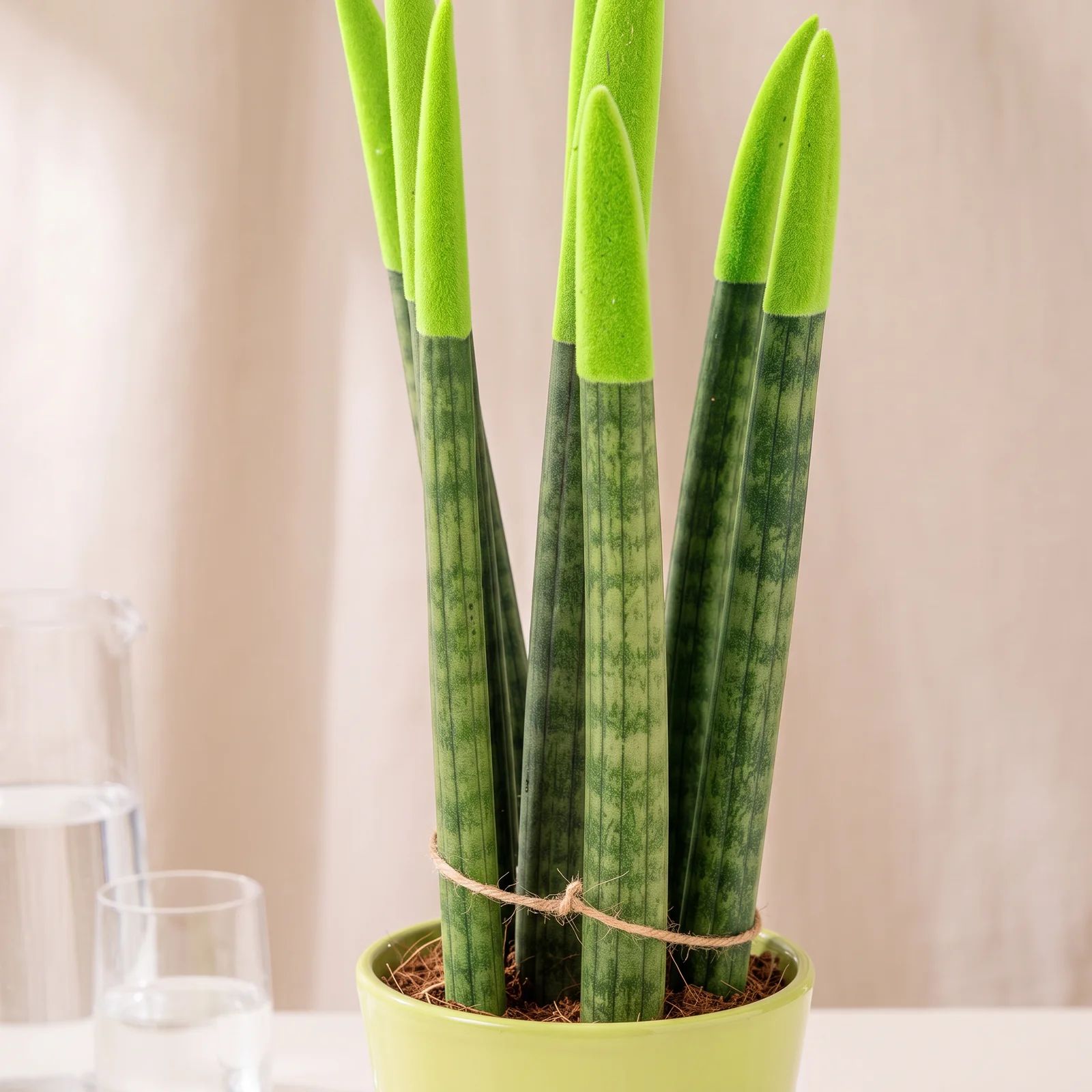 Fresh Green Sansevieria Bitkisi