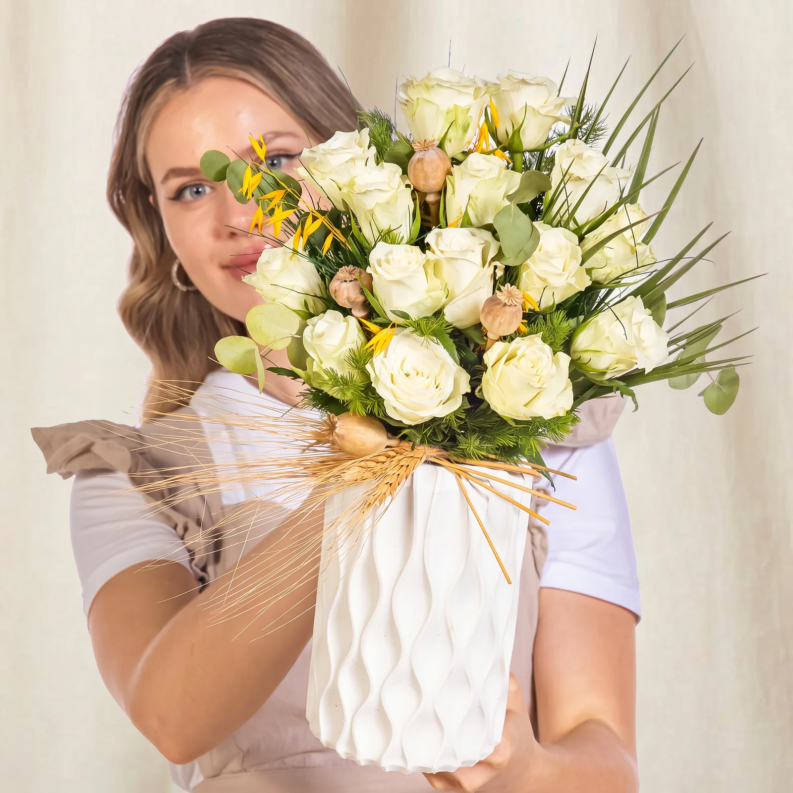 Pure White Beyaz Güller