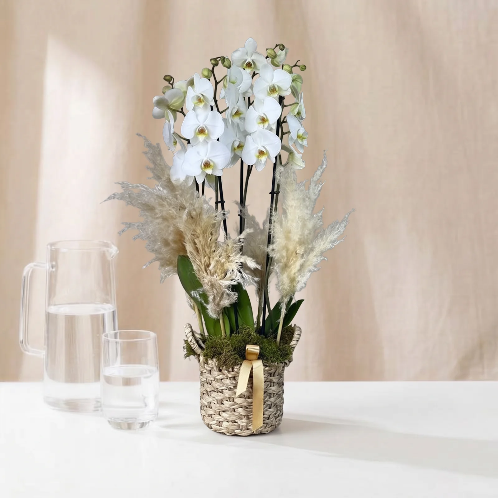 White Dream Çift Dallı lOrkide