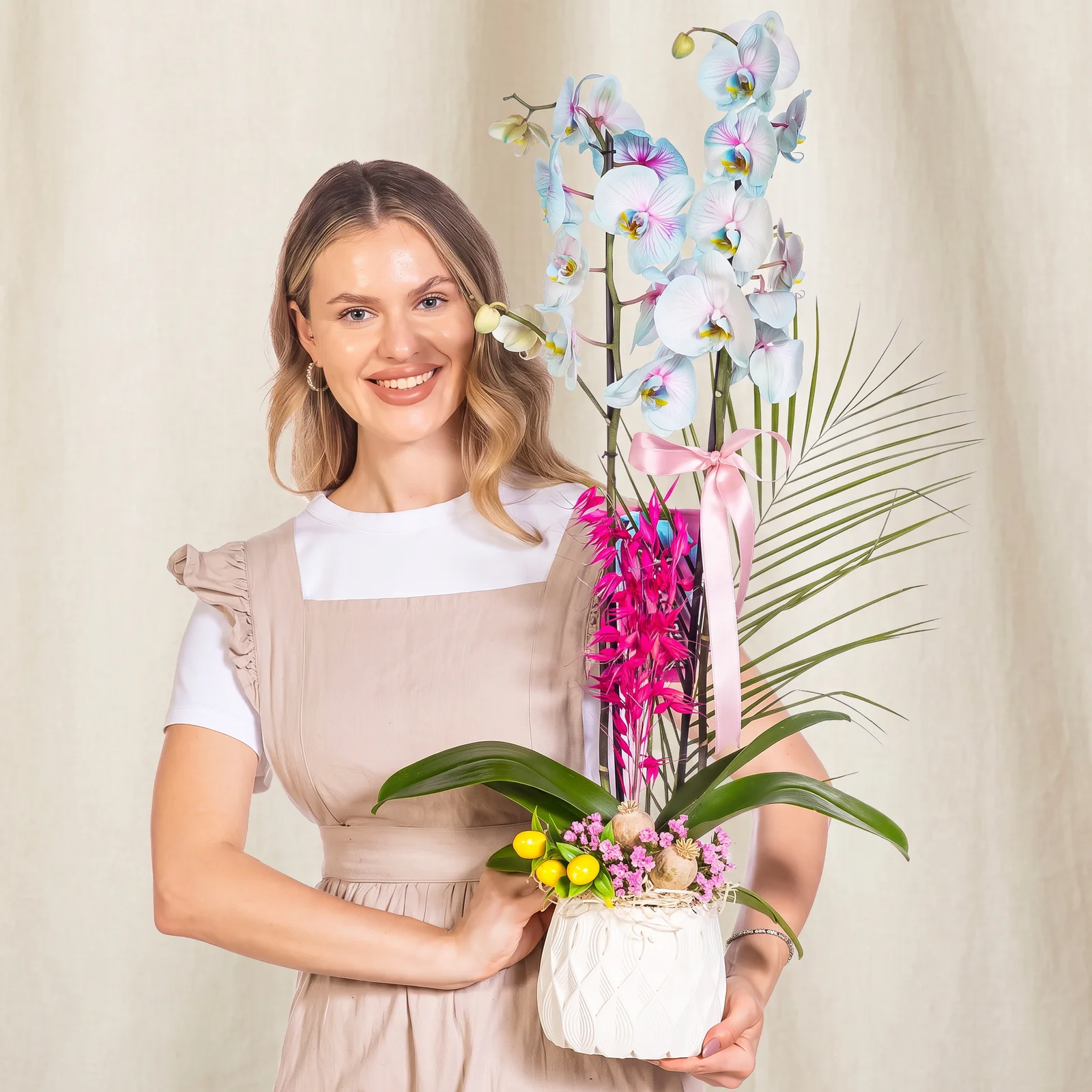 Celestial Pastel Mavi Orkide